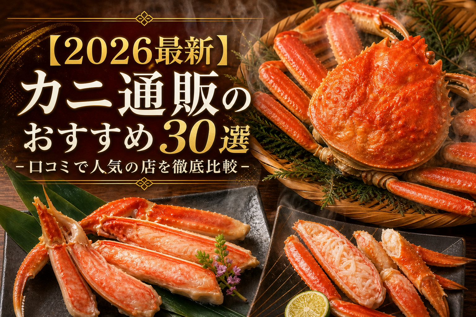 【2026最新】カニ通販のおすすめ30選！口コミで人気の店を徹底比較