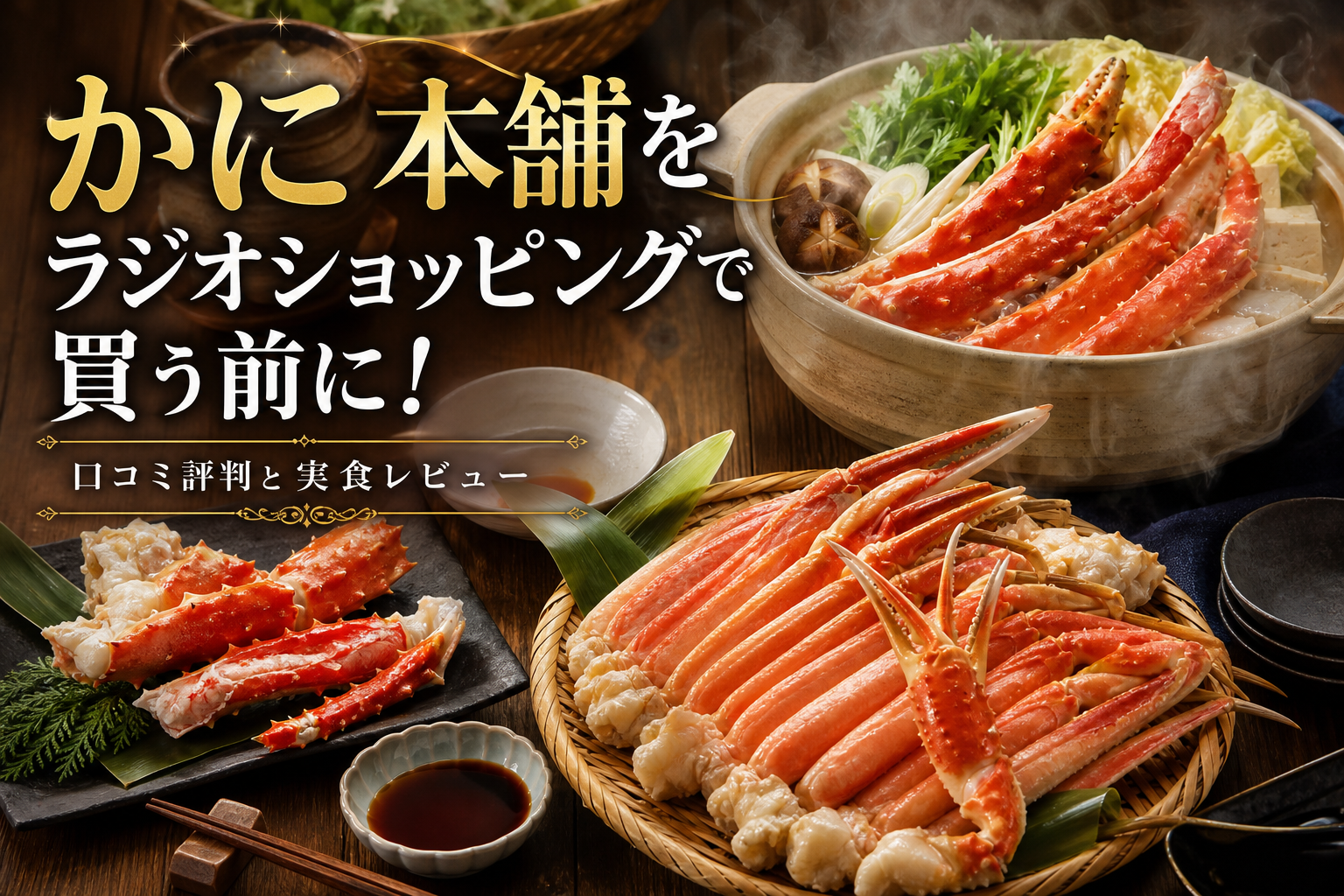 かに本舗をラジオショッピングで買う前に!口コミ評判と実食レビュー