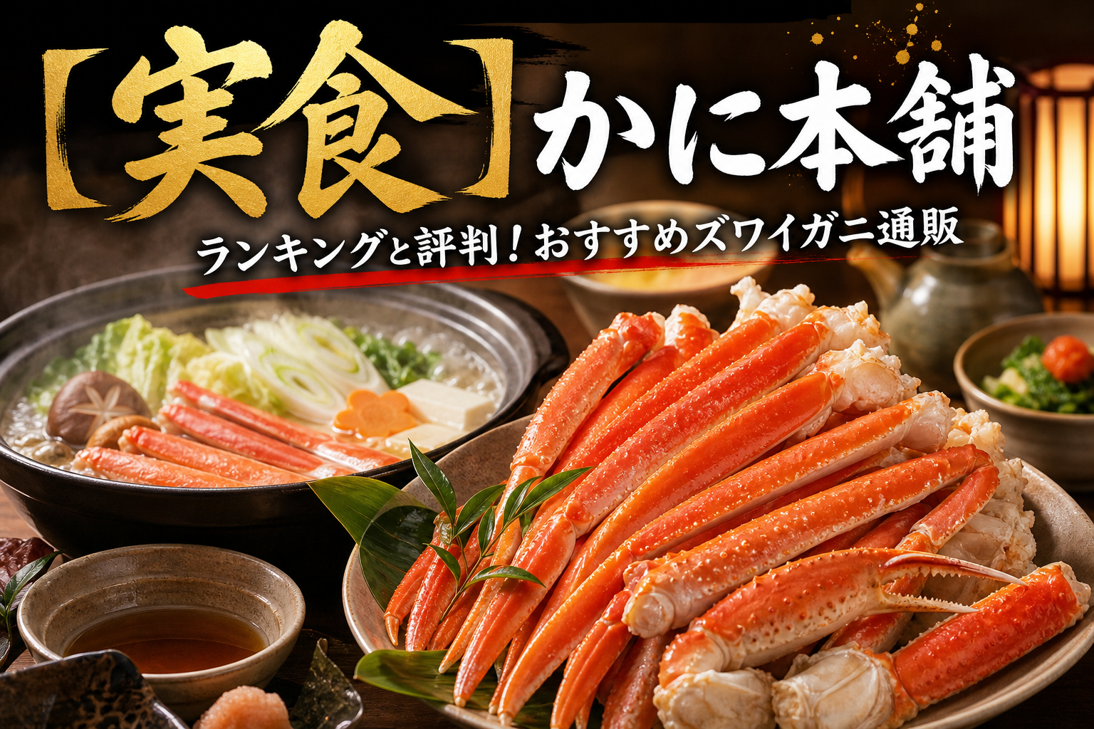 【実食】かに本舗 ランキングと評判!おすすめズワイガニ通販